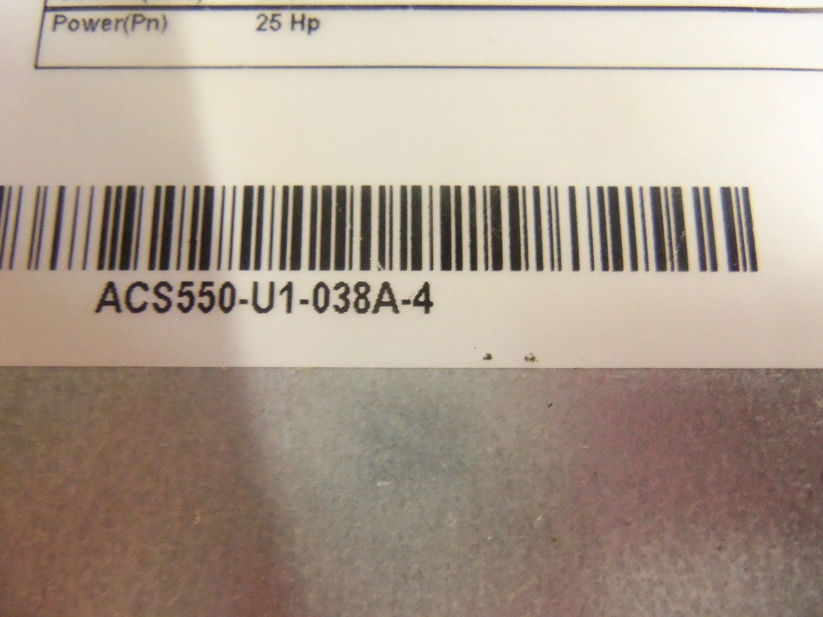 ABB ACS550-U1-038A-4 AC DRIVE *USED*