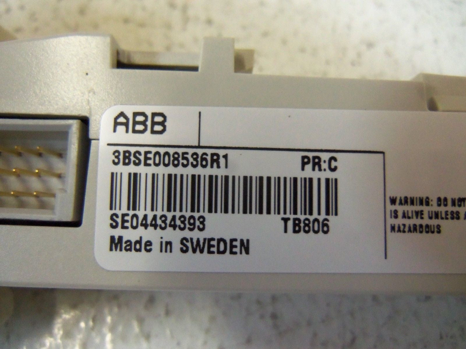 ABB CABLE ADAPTER INLET BUS TB806 *NEW NO BOX*