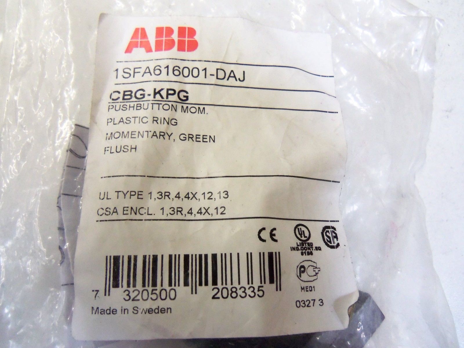 ABB CBG-KPG *NEW IN FACTORY BAG*