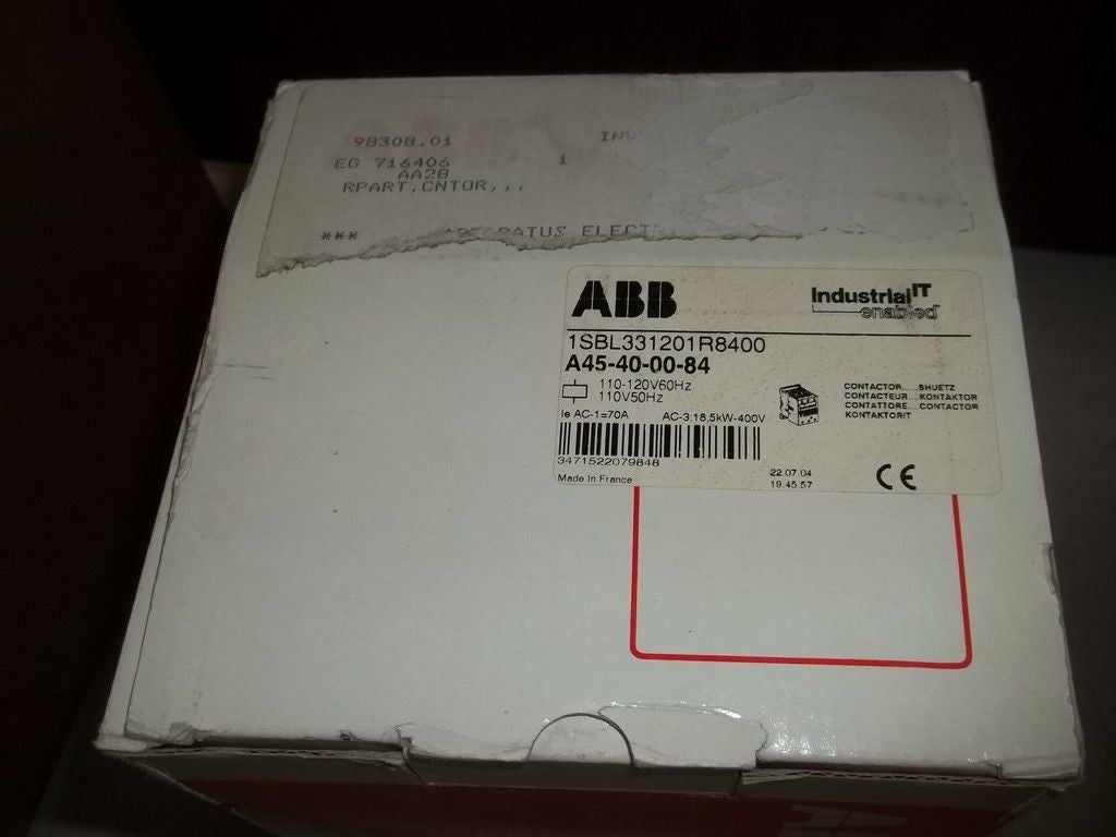 ABB CONTACTOR A45-40-00-84 *NEW*