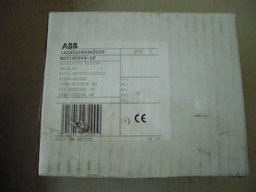ABB EOT16U3P4-1P 1SCA022809R2020 DISCONNECT SWITCH *NEW IN BOX*
