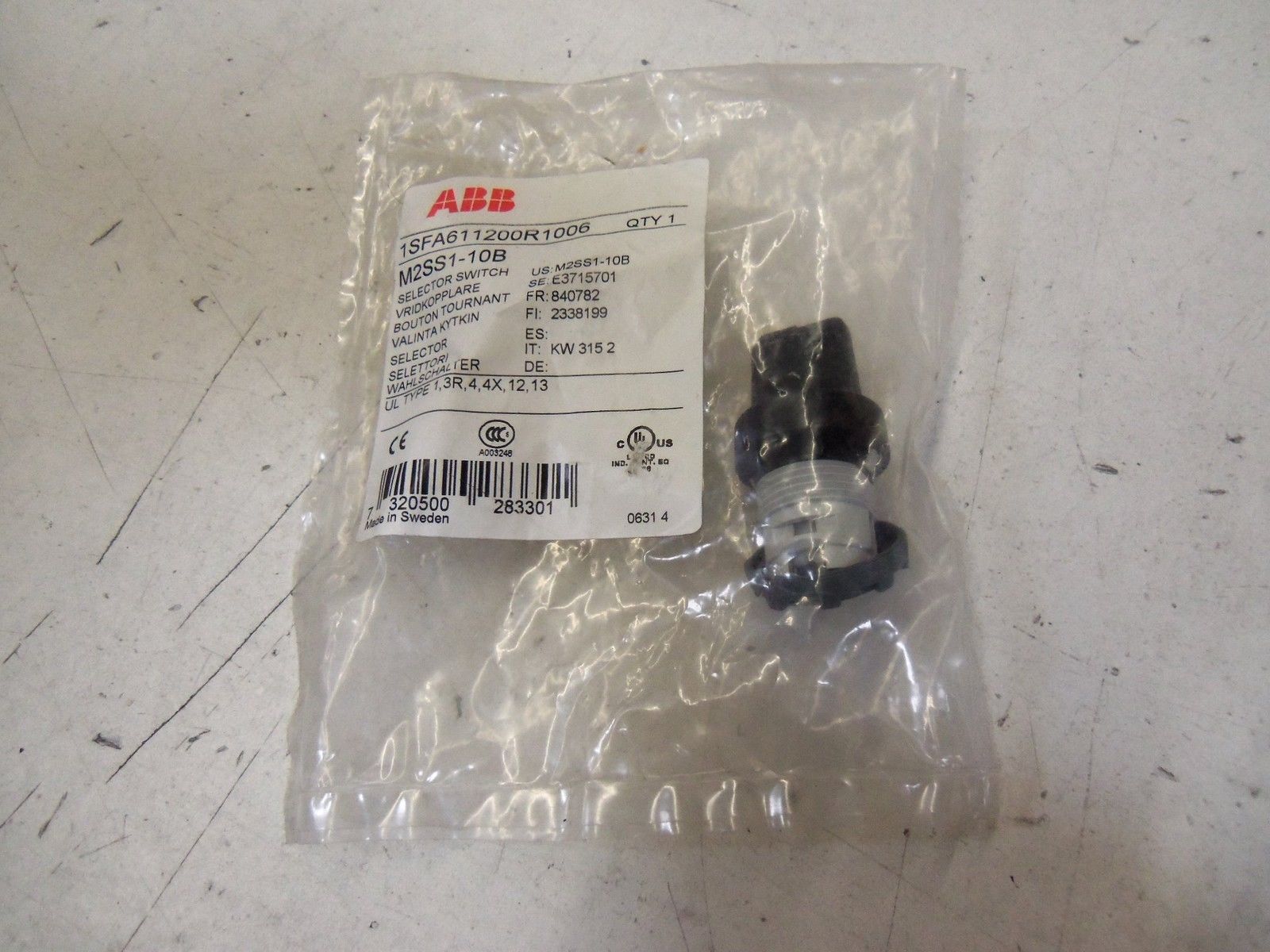 ABB M2SS1-10B *NEW IN FACTORY BAG*