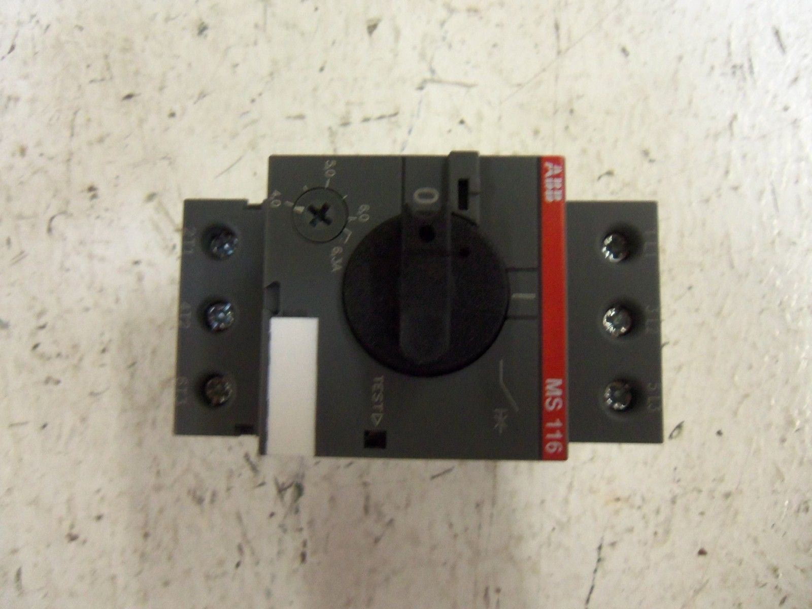 ABB MS116-6.3 1SAM250000R1009 MANUAL MOTOR STARTER 4.0-6.3A *NEW IN BOX*