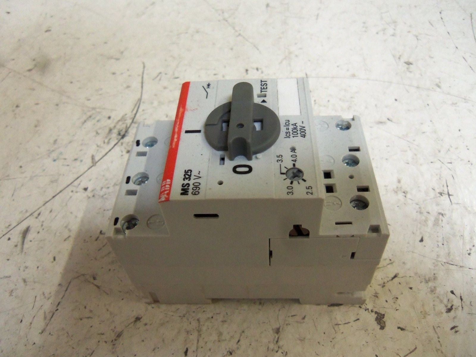 ABB MS325-4 STARTER MANUAL *USED*