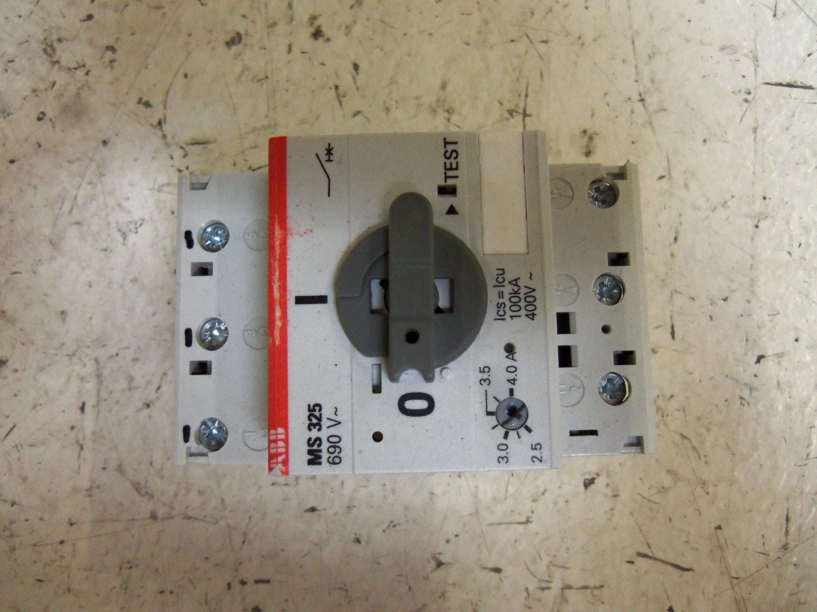ABB MS325-4 STARTER MANUAL *USED*