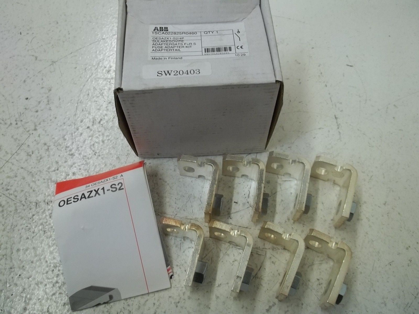 ABB OESAZX1-S2/4P ADAPTER KIT (AS PICTURED) *NEW IN BOX*