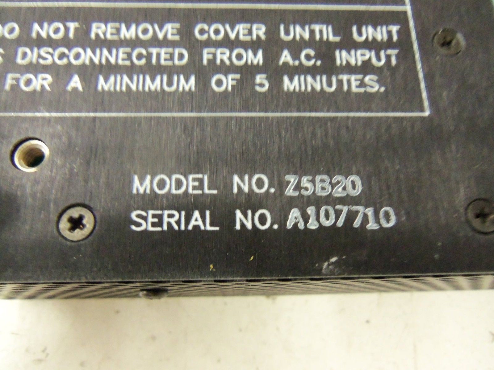 ABBOTT TECHNOLOGIES INC. Z5B20 * NEW NO BOX*