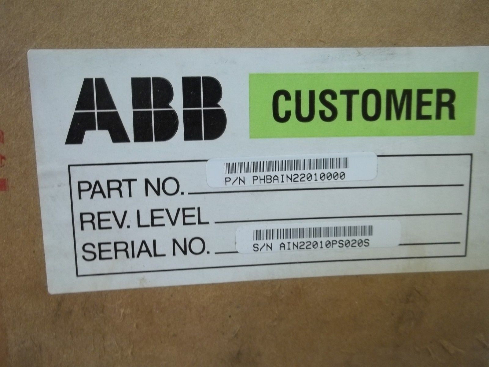 ABB PHBAIN22010000 POWER MODULE *NEW IN BOX*