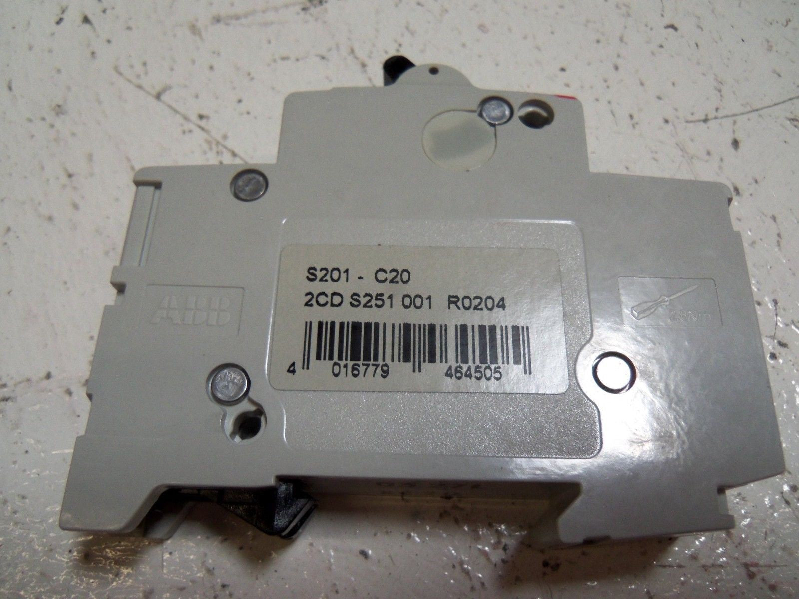 ABB S201-C20 CIRCUIT BREAKER 20A *NEW NO BOX*