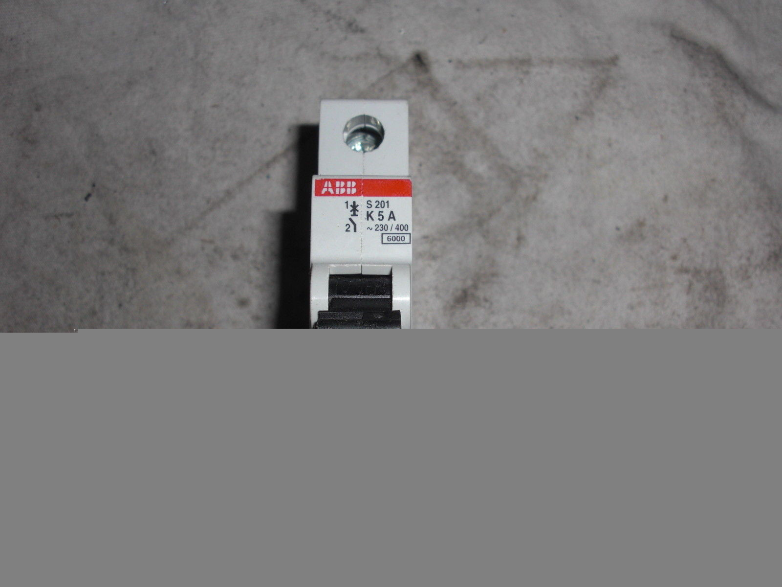 ABB S201-K5 CIRCUIT BREAKER 5A *USED*