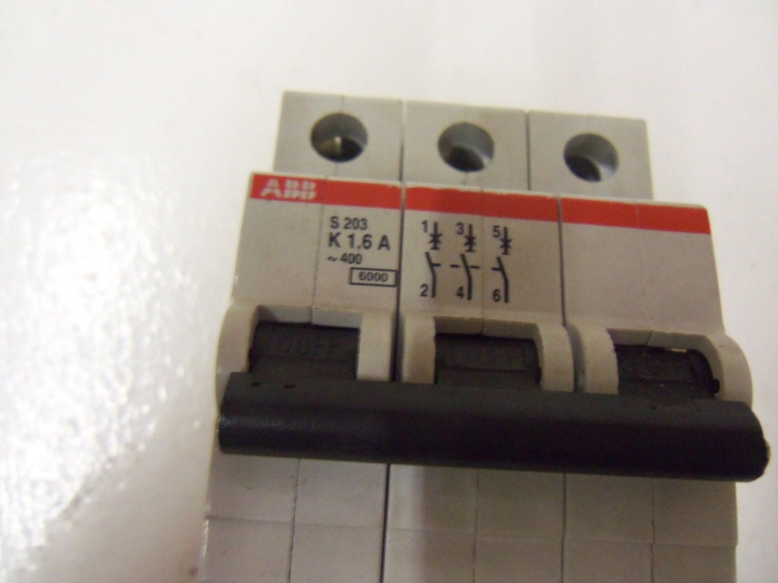 ABB S203-K1.6 CIRCUIT BREAKER 1.6A *USED*
