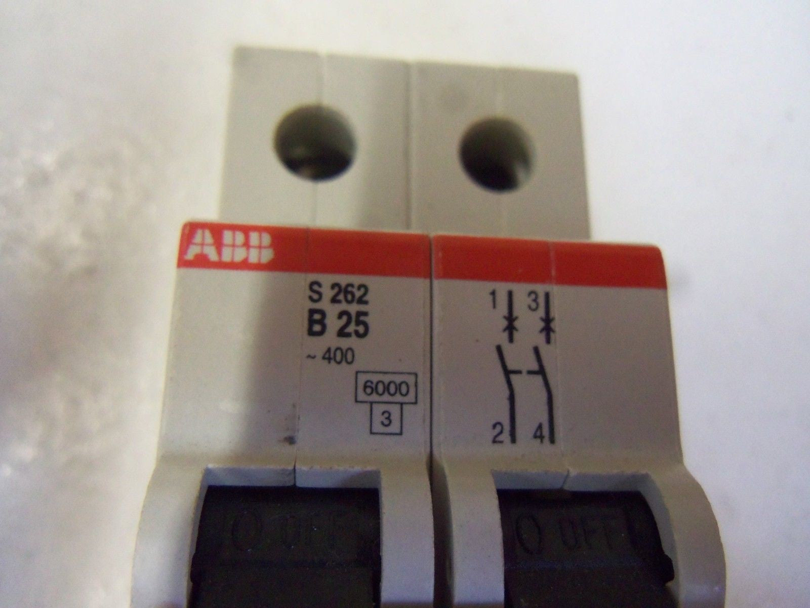 ABB S262-B25 CIRCUIT BREAKER 25A *USED*