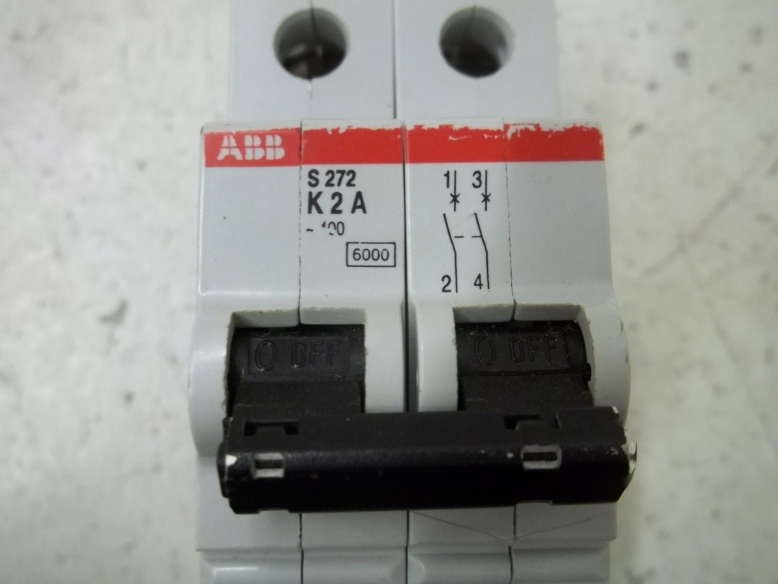 ABB S272-K2 CIRCUIT BREAKER 2A *USED*