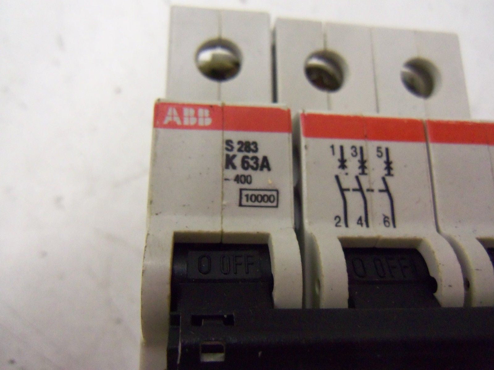 ABB S283-K63 CIRCUIT BREAKER 63A *USED*