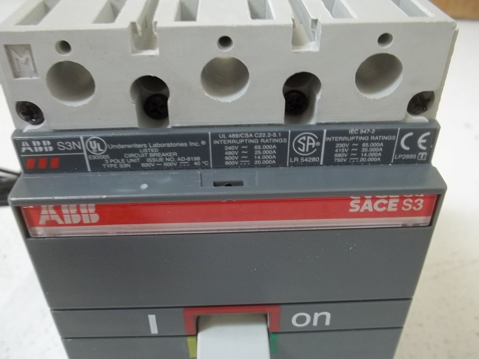 ABB S3N050TW-S4 CICUIT BREAKER 50AMP *NEW IN BOX* (AS PICTURED)