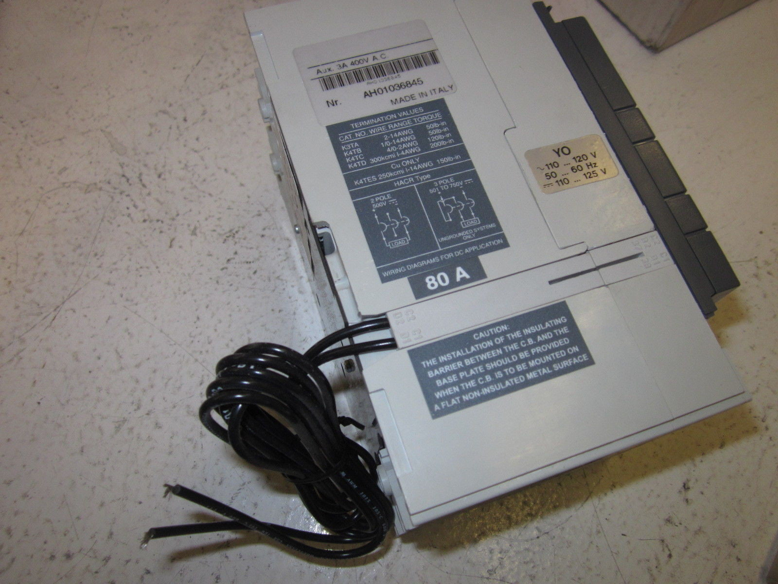 ABB S3N080TW-S4 80 AMP *NEW IN BOX*