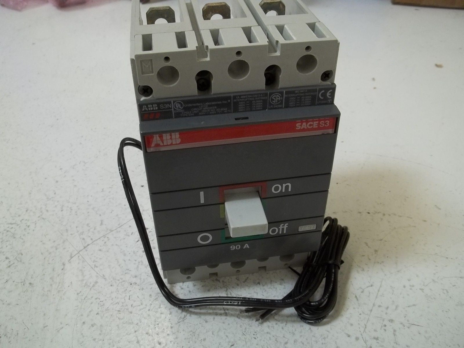 ABB S3N090TW-S4 CIRCUIT BREAKER 90AMP *NEW IN BOX*