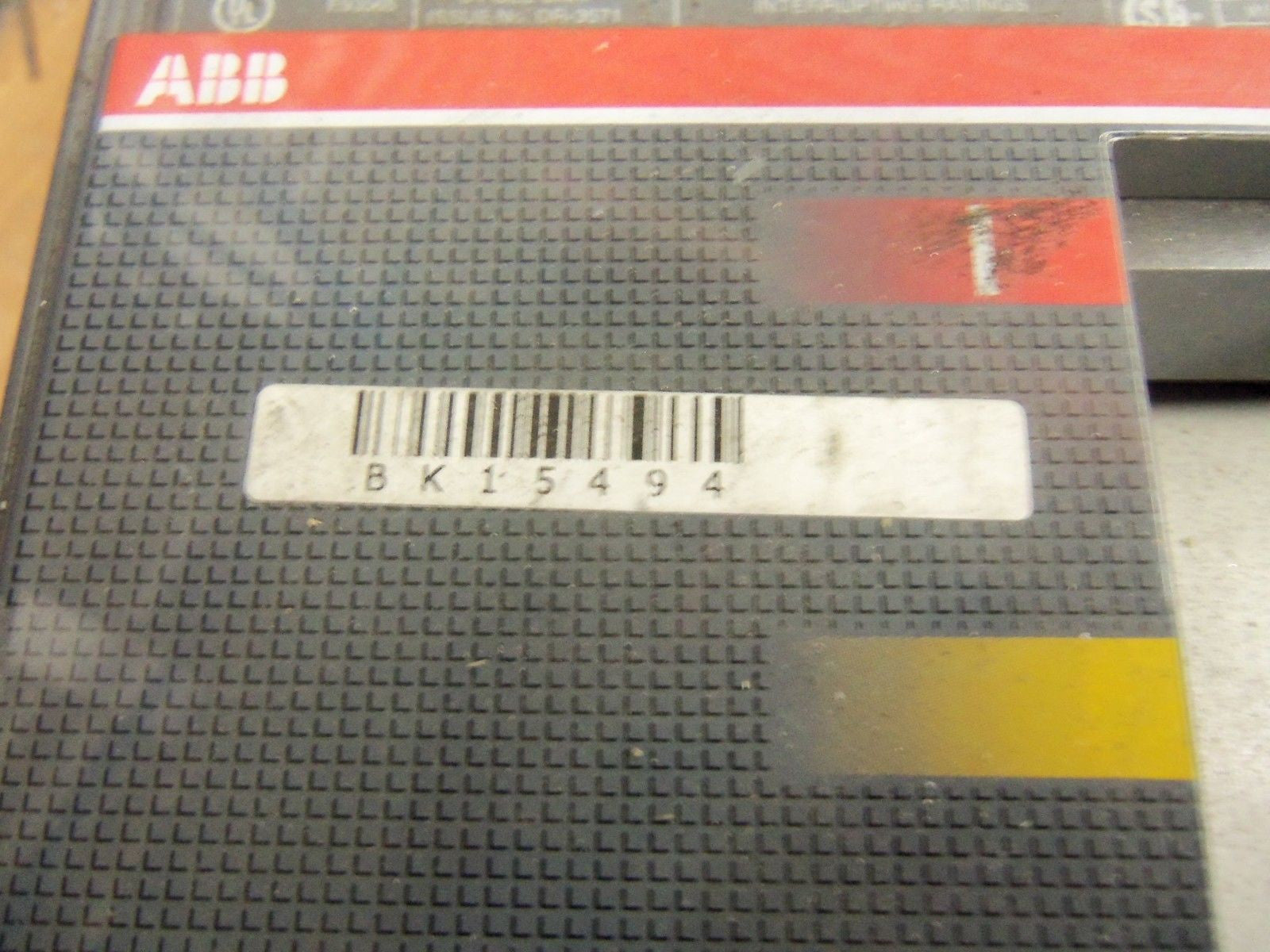 ABB SACE PR231/P W/ BK15494 P4KLAM0400B *NEW NO BOX*