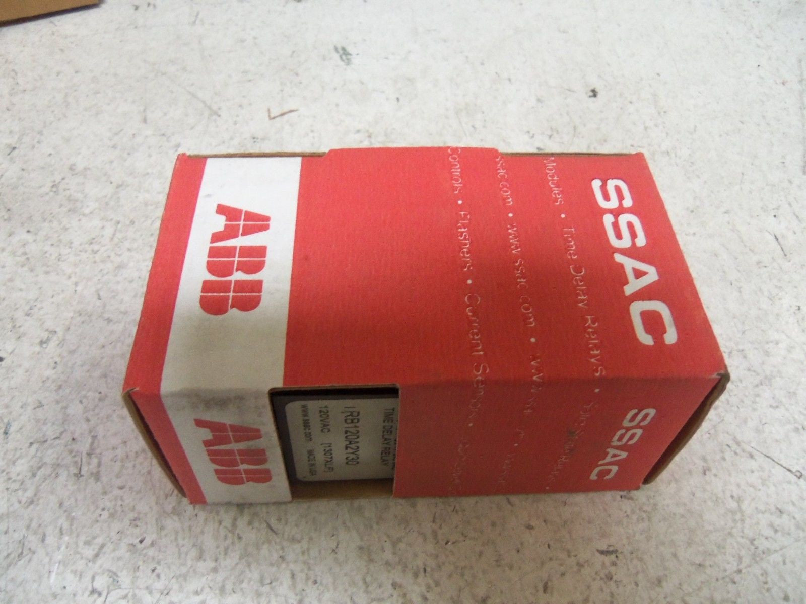 ABB SSAC TRB120A2Y30 TIME DELAY RELAY *NEW IN BOX*
