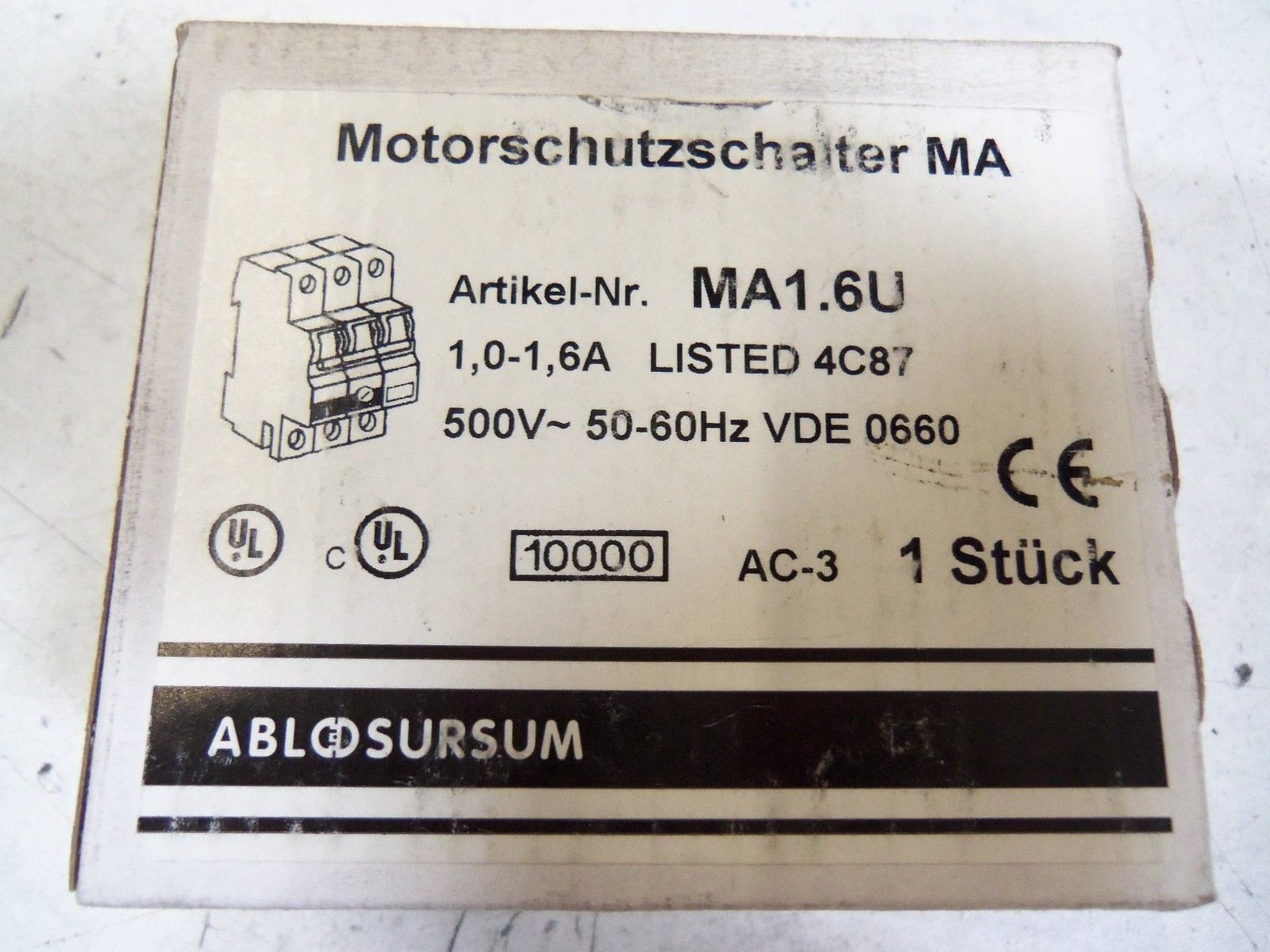ABL SURSUM MA1.6U *NEW IN BOX*