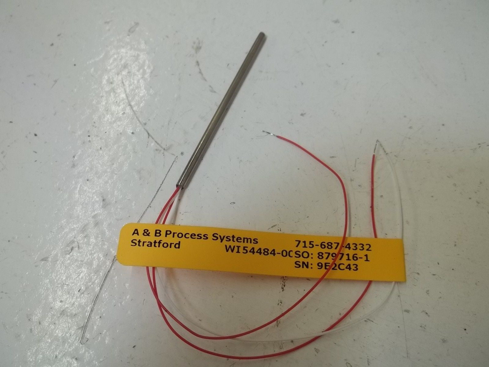A & B PROCESS SYSTEMS RBFZ185LLZ83-002(3/4)-00-18-Z006 *NEW NO BOX*
