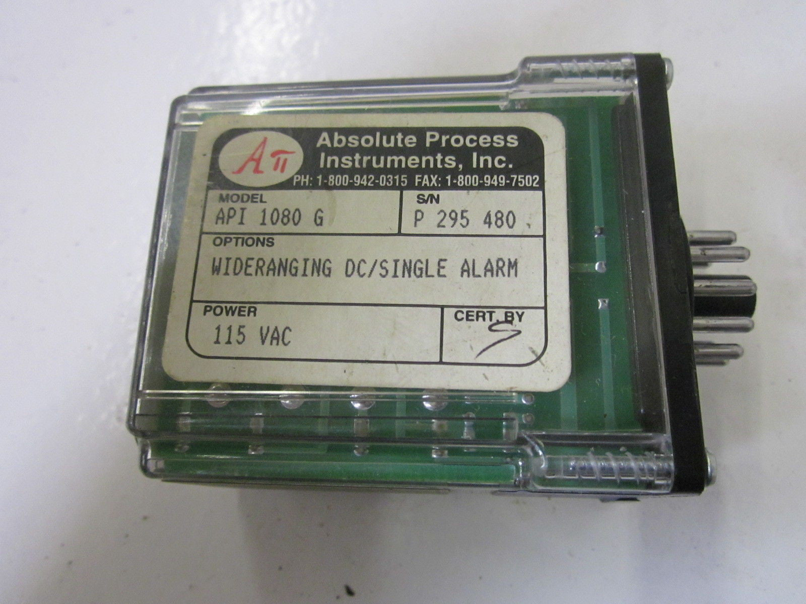 ABSOLUTE PROCESS API1080G *USED*