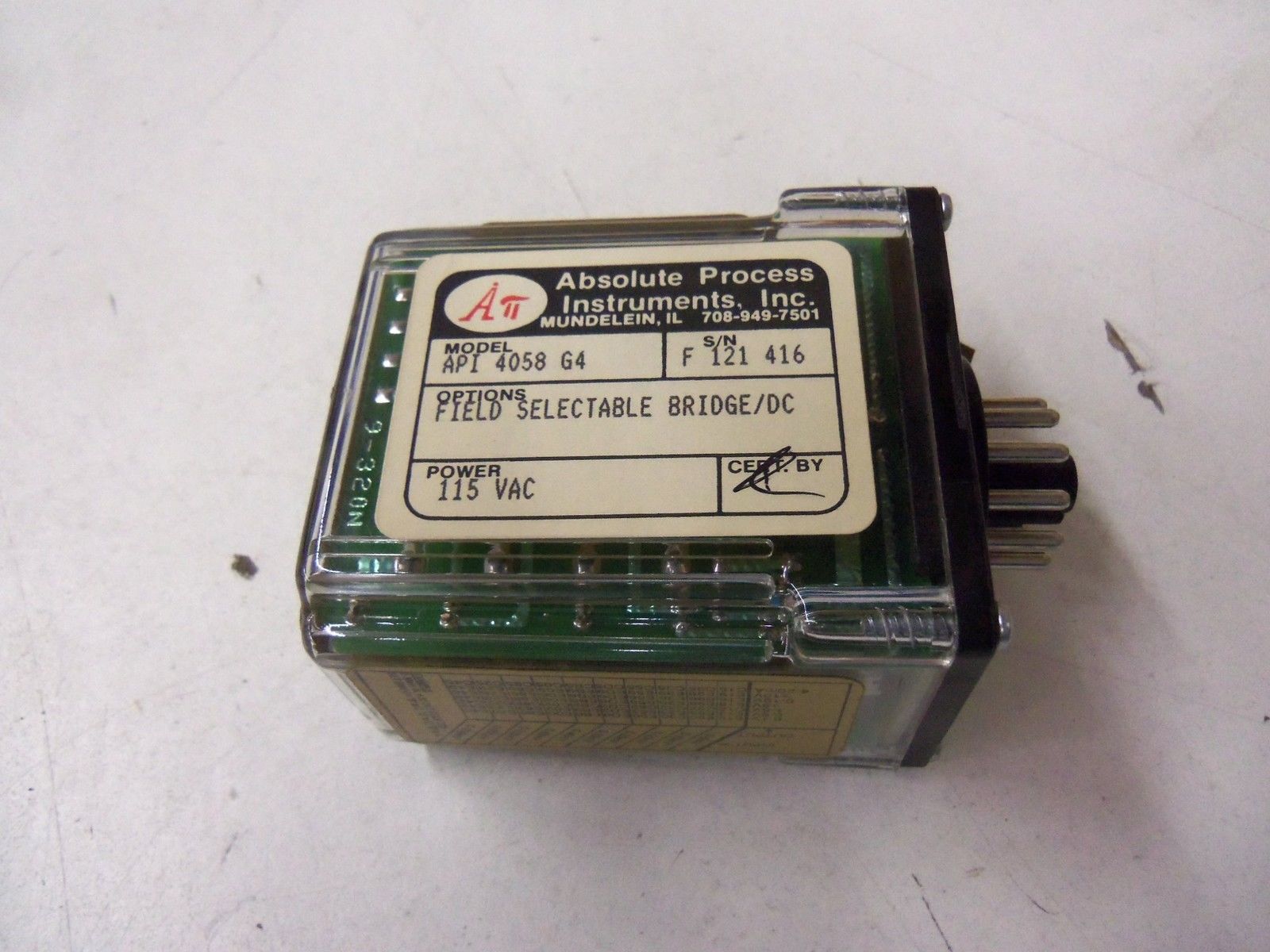 ABSOLUTE PROCESS API4058G4 *NEW IN BOX*