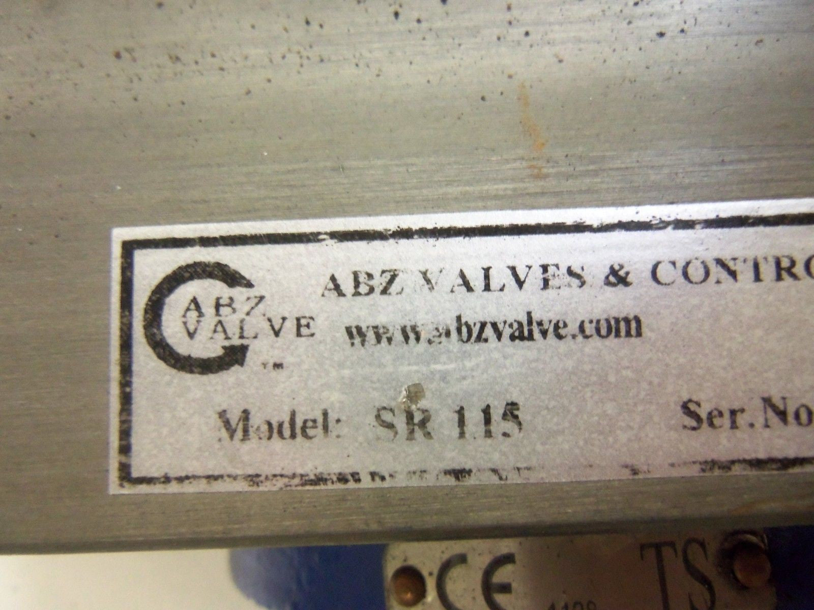 ABZ SR115 PNEUMATIC ACTUATOR BUTTERFLY VALVE *NEW NO BOX*