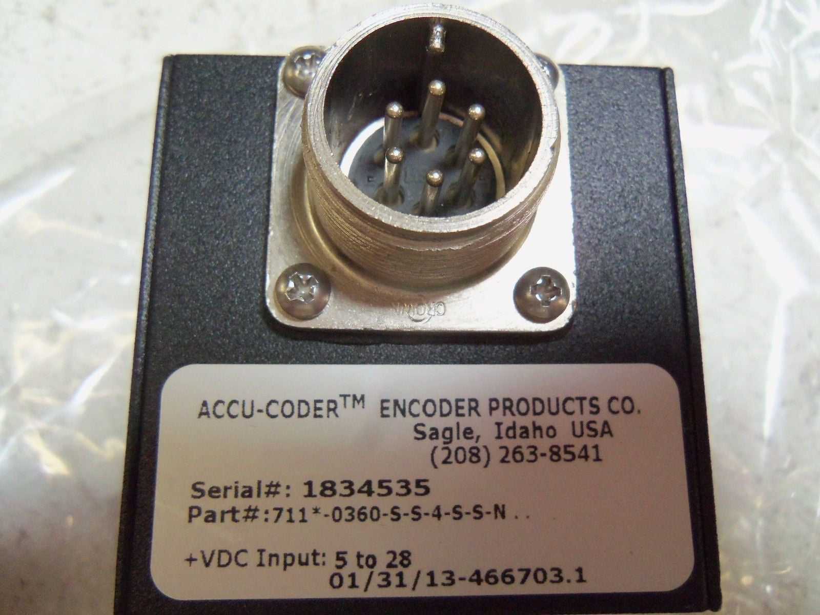 ACCU-CODER 711-0360-S-S-4-S-S-N ENCODER *NEW IN BOX*