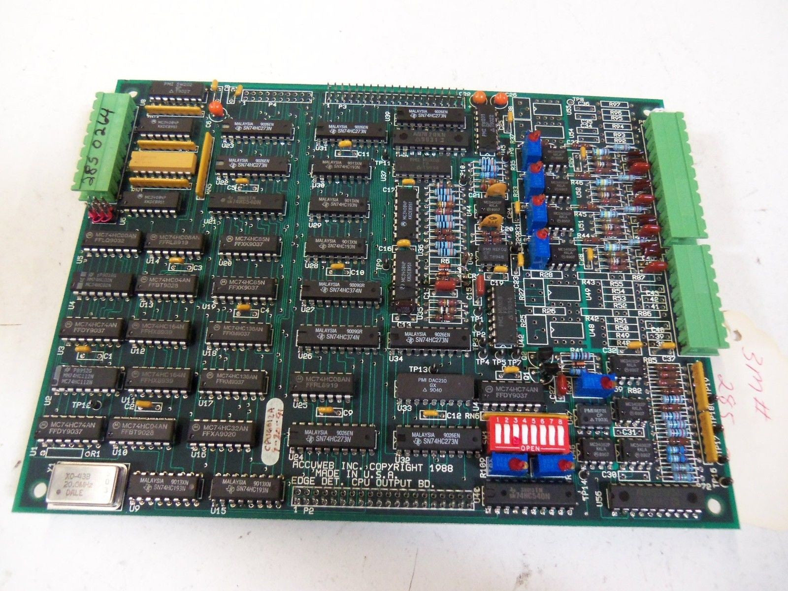 ACCUWEB INC.CPU6012A *USED*