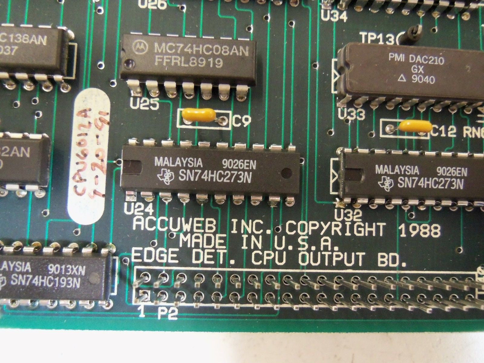 ACCUWEB INC.CPU6012A *USED*