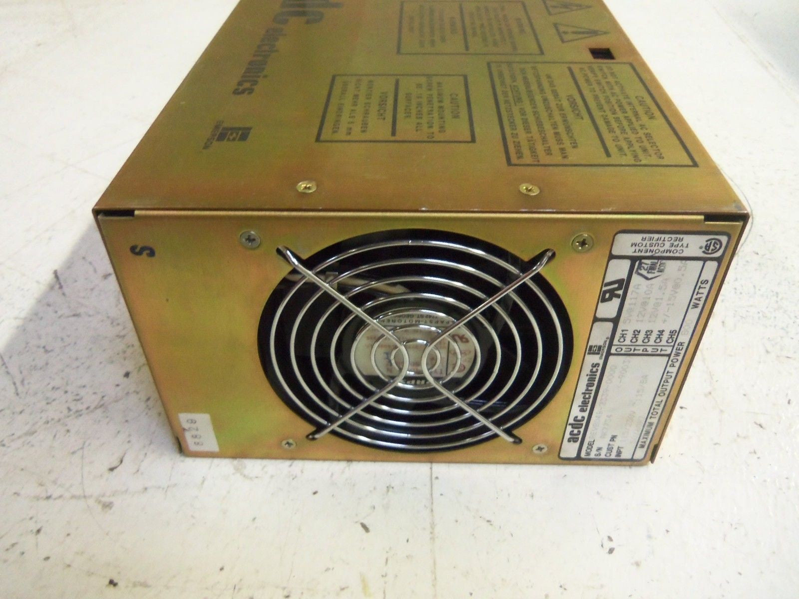 ACDC REV804B-2339-0000 POWER SUPPLY *USED*