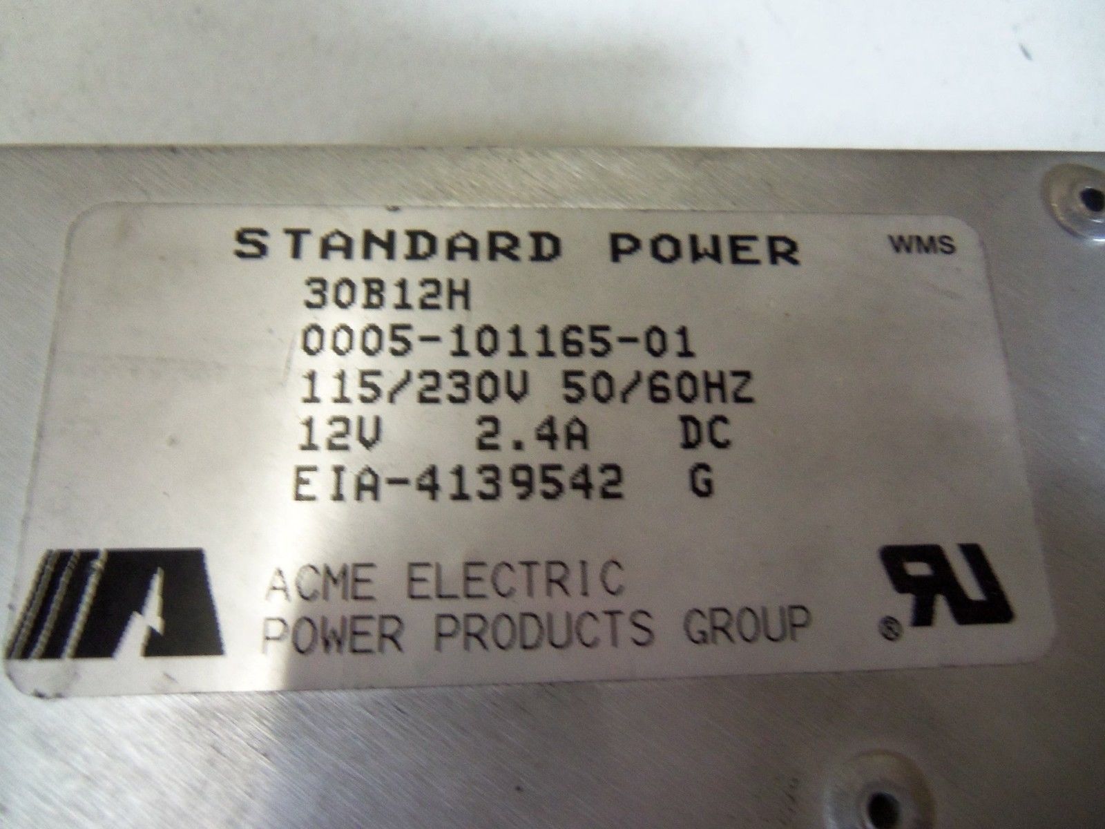 ACME ELECTRIC 0005-101165-01 *NEW IN BOX*