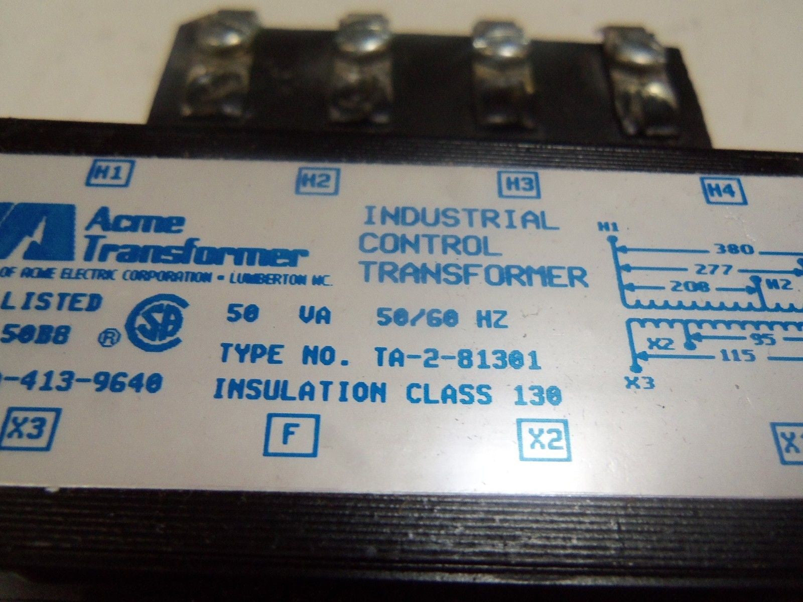 ACME ELECTRIC TA-2-81301 TRANSFORMER *NEW IN BOX*