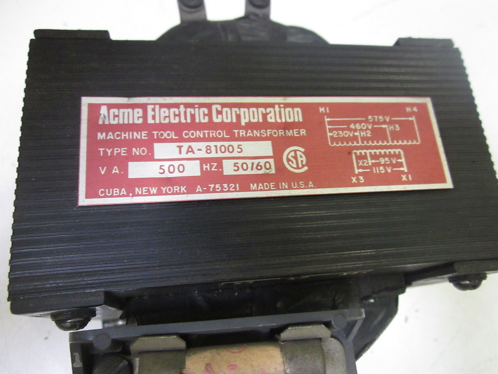 ACME ELECTRIC TA-81005 *USED*