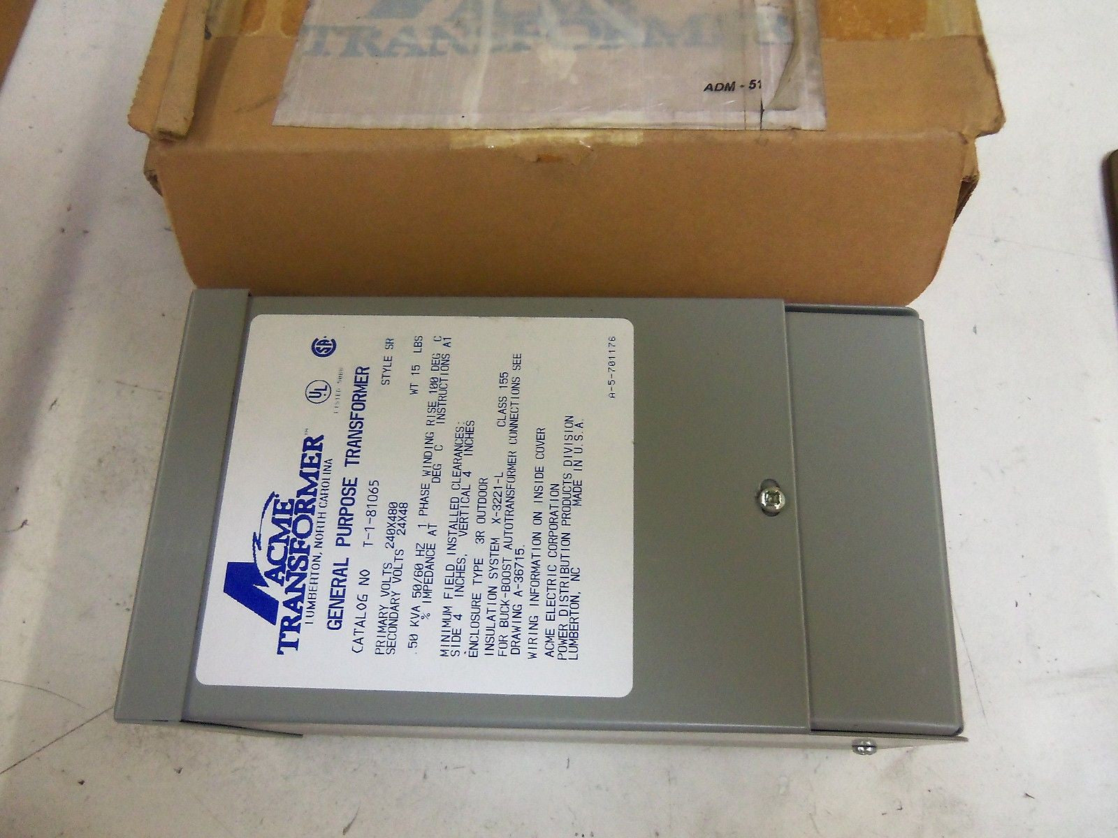 ACME T-1-81065 POWER TRANSFORMER *NEW IN BOX*