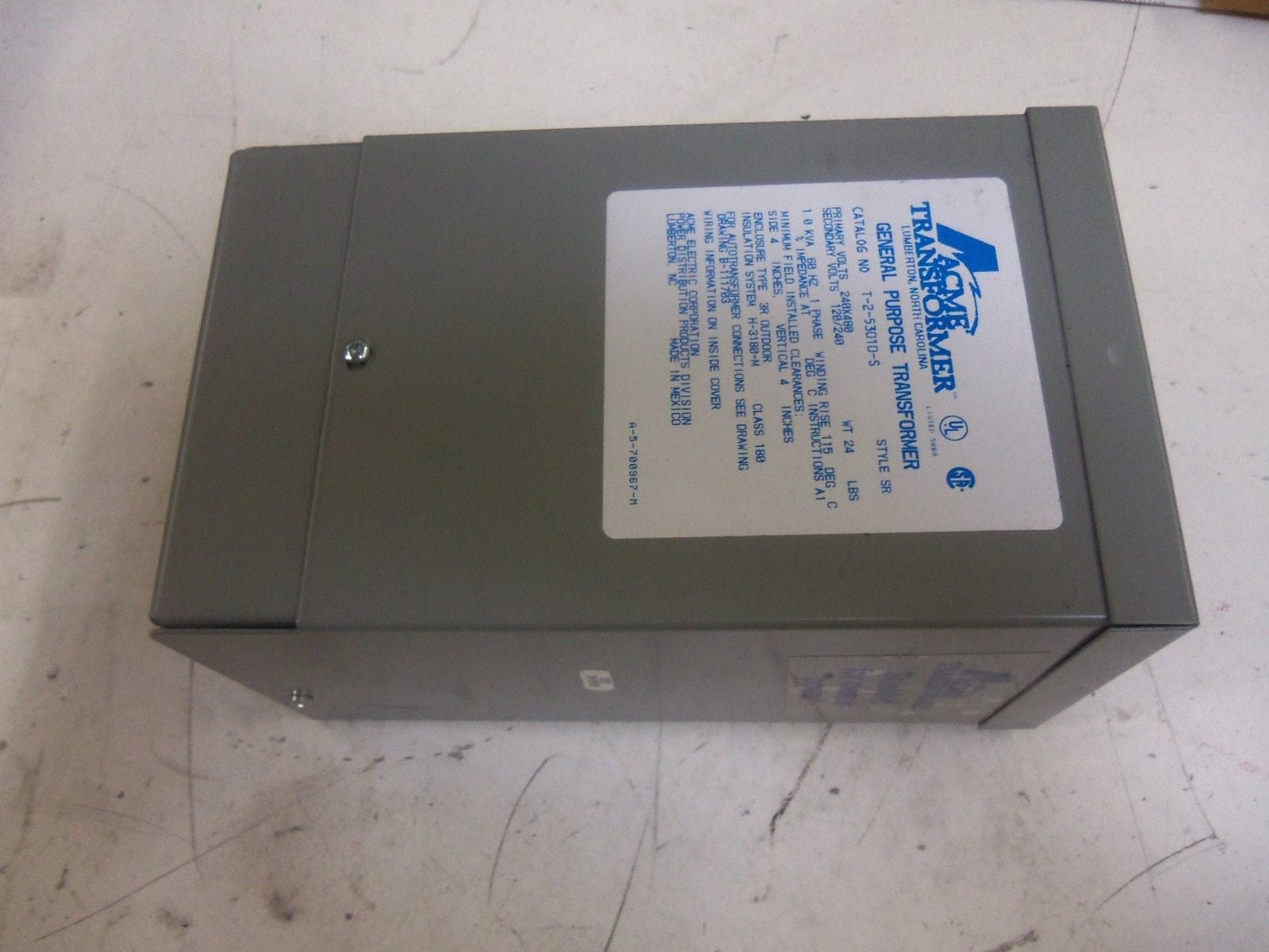 ACME T-2-53010-S  TRANSFORMER *NEW IN BOX*