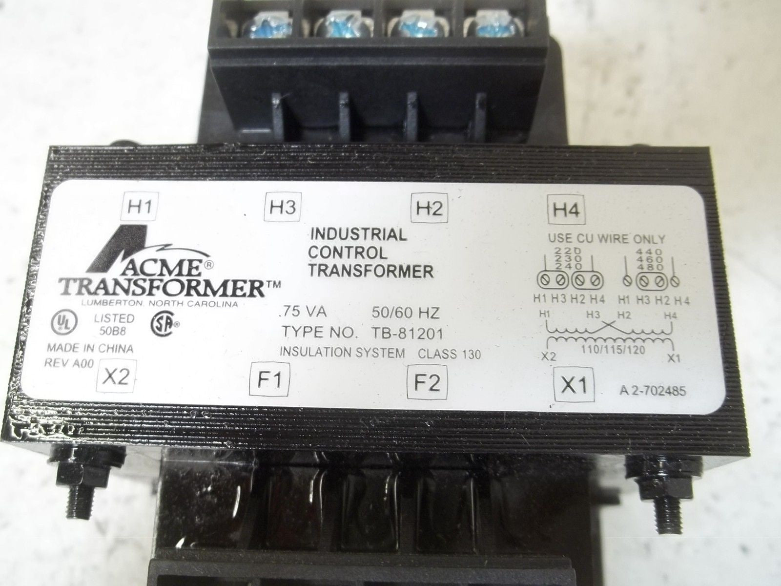 ACME TB-81201 TRANSFORMER *NEW IN BOX*