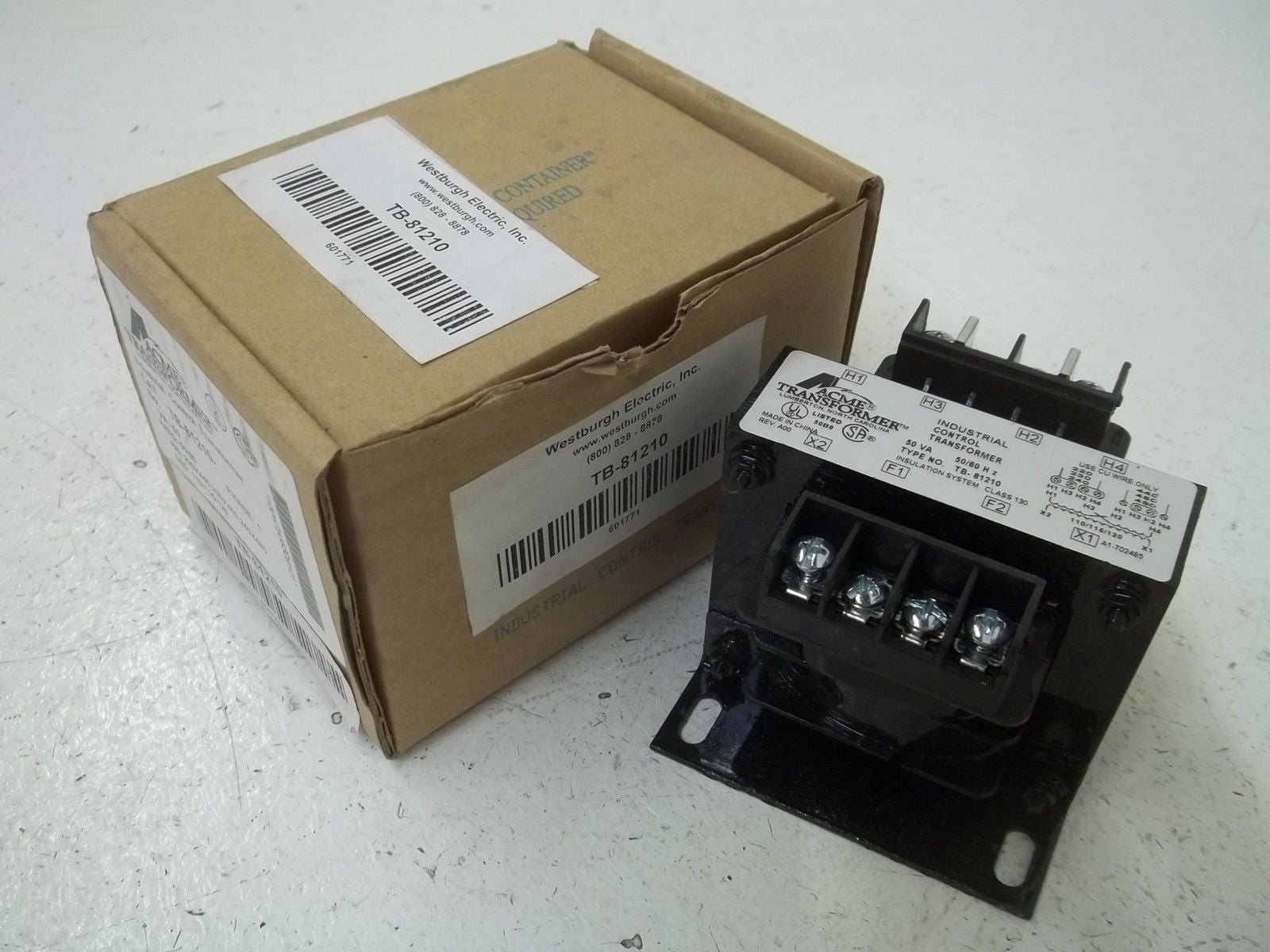 ACME TB-81210 INDUSTRIAL CONTROL TRANSFORMER *NEW IN BOX*