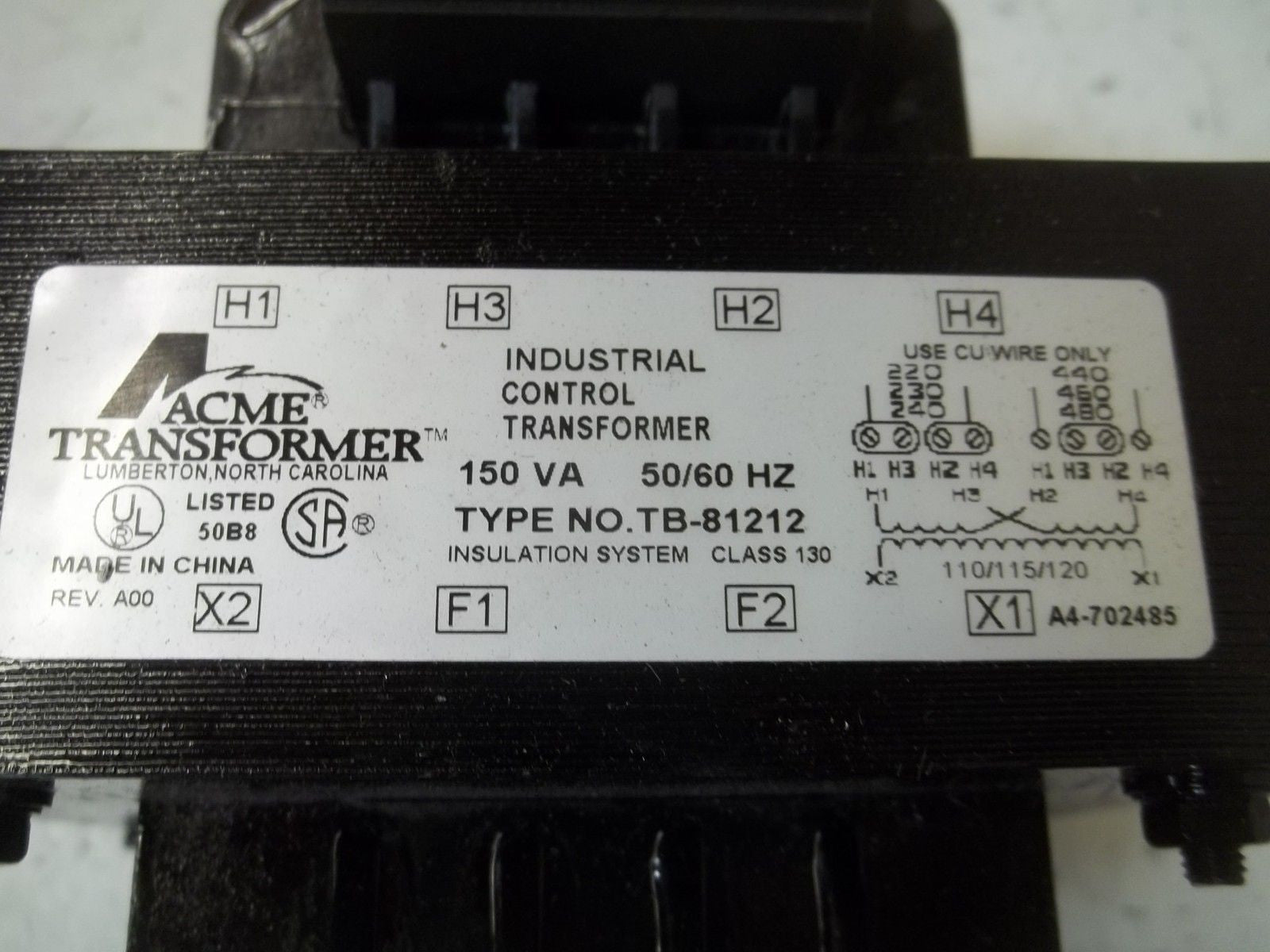 ACME TB-81212 TRANSFORMER *NEW IN BOX*
