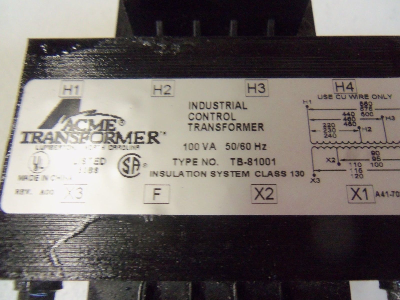 ACME TRANSFORMER TB-81001 *NEW IN BOX*