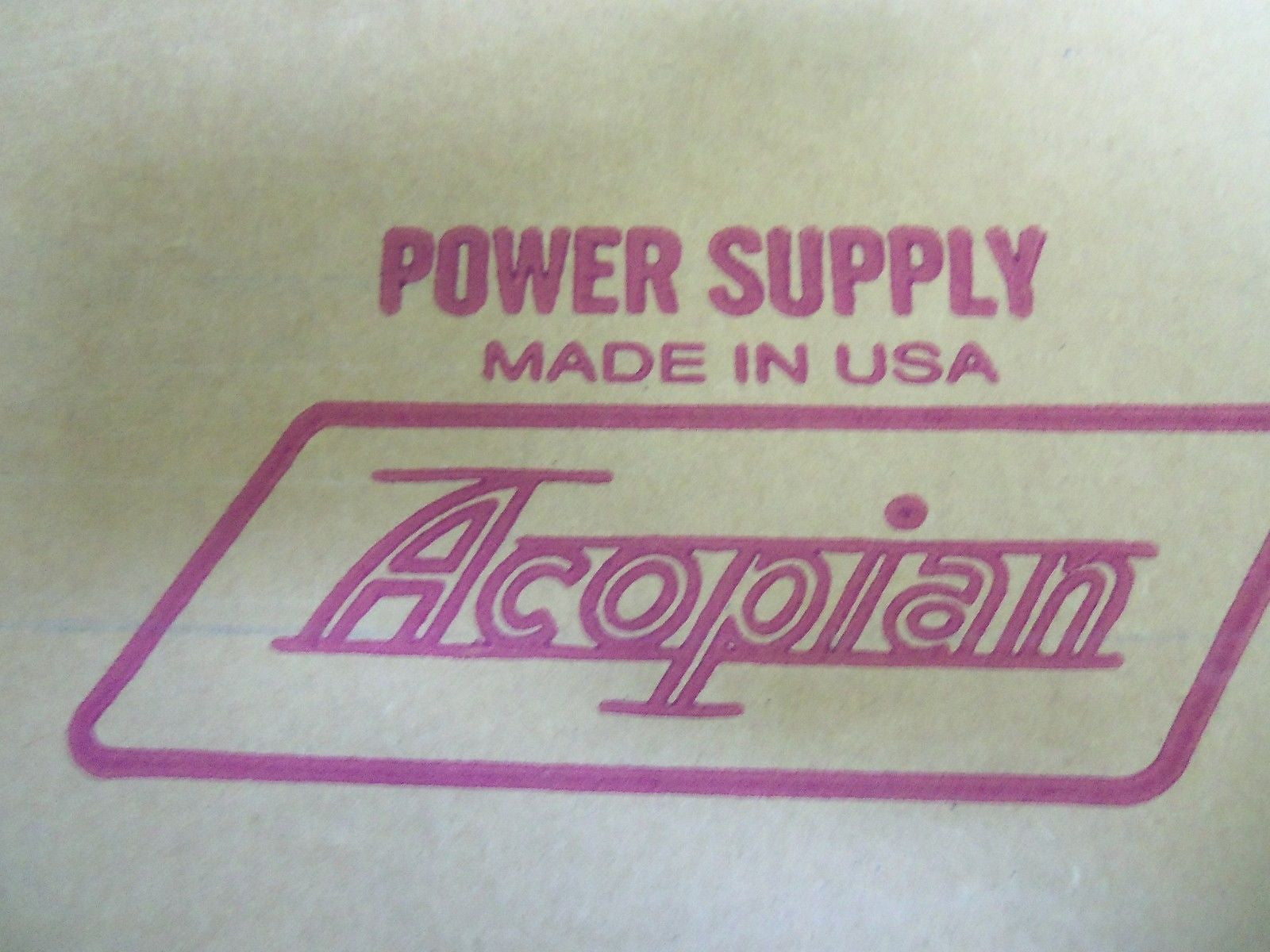 ACOPION A28MT500 POWER SUPPLY *NEW IN BOX*