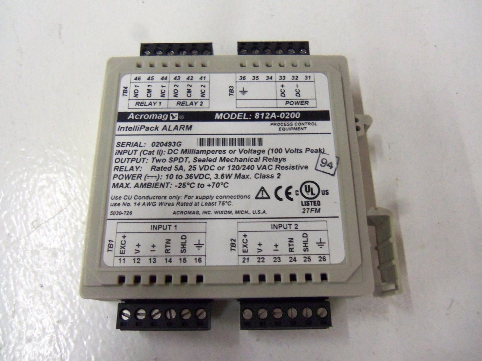 ACROMAG 812A-0200 *NEW NO BOX*