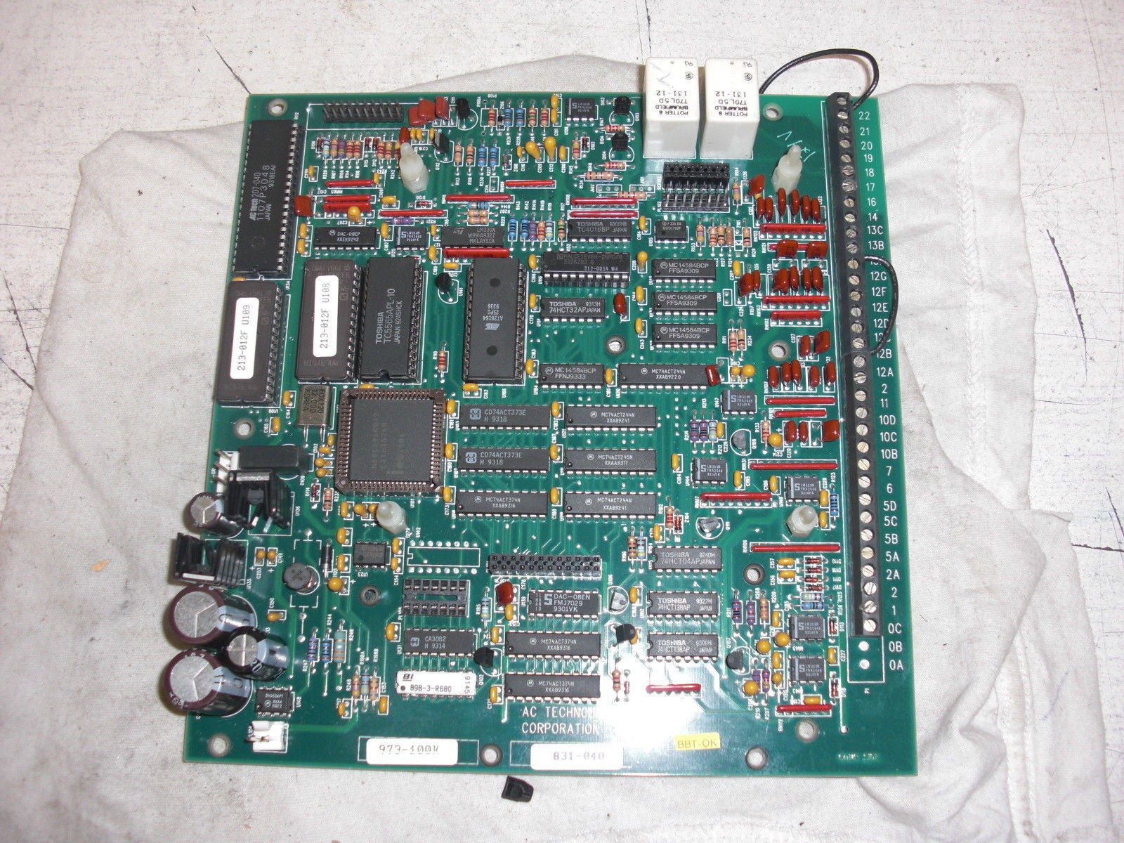 AC TECHNOLOGY 973-100-K CONTROL BOARD 831-040 *USED*