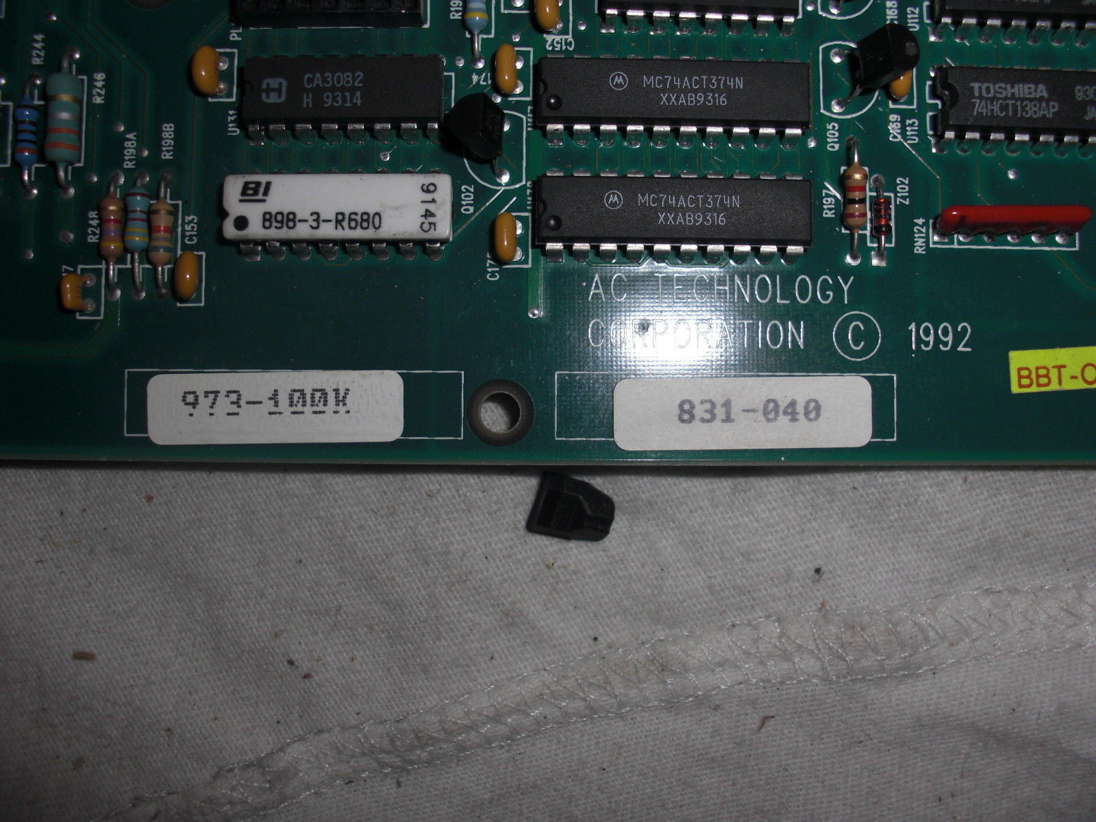 AC TECHNOLOGY 973-100-K CONTROL BOARD 831-040 *USED*