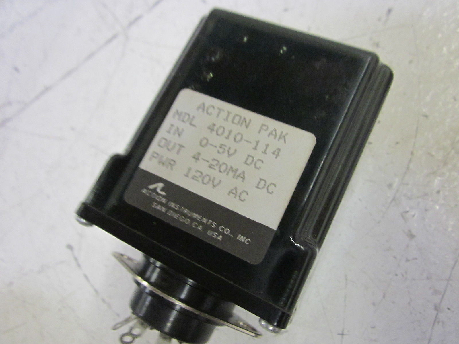 ACTION INSTRUMENTS CO. 4010-114 ACTION RELAY 120VAC *USED*