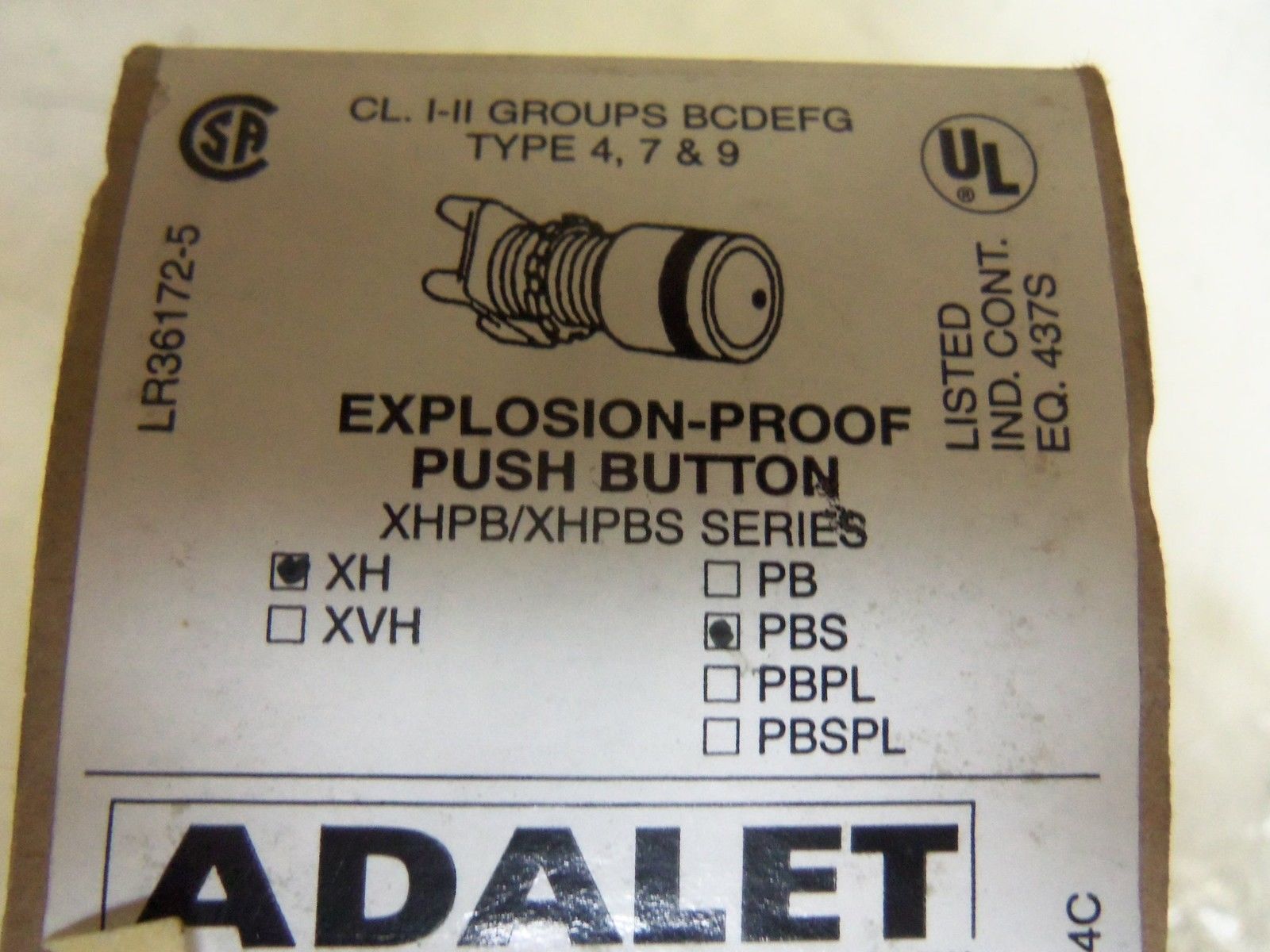 ADALET XH-PBS *NEW IN BOX*