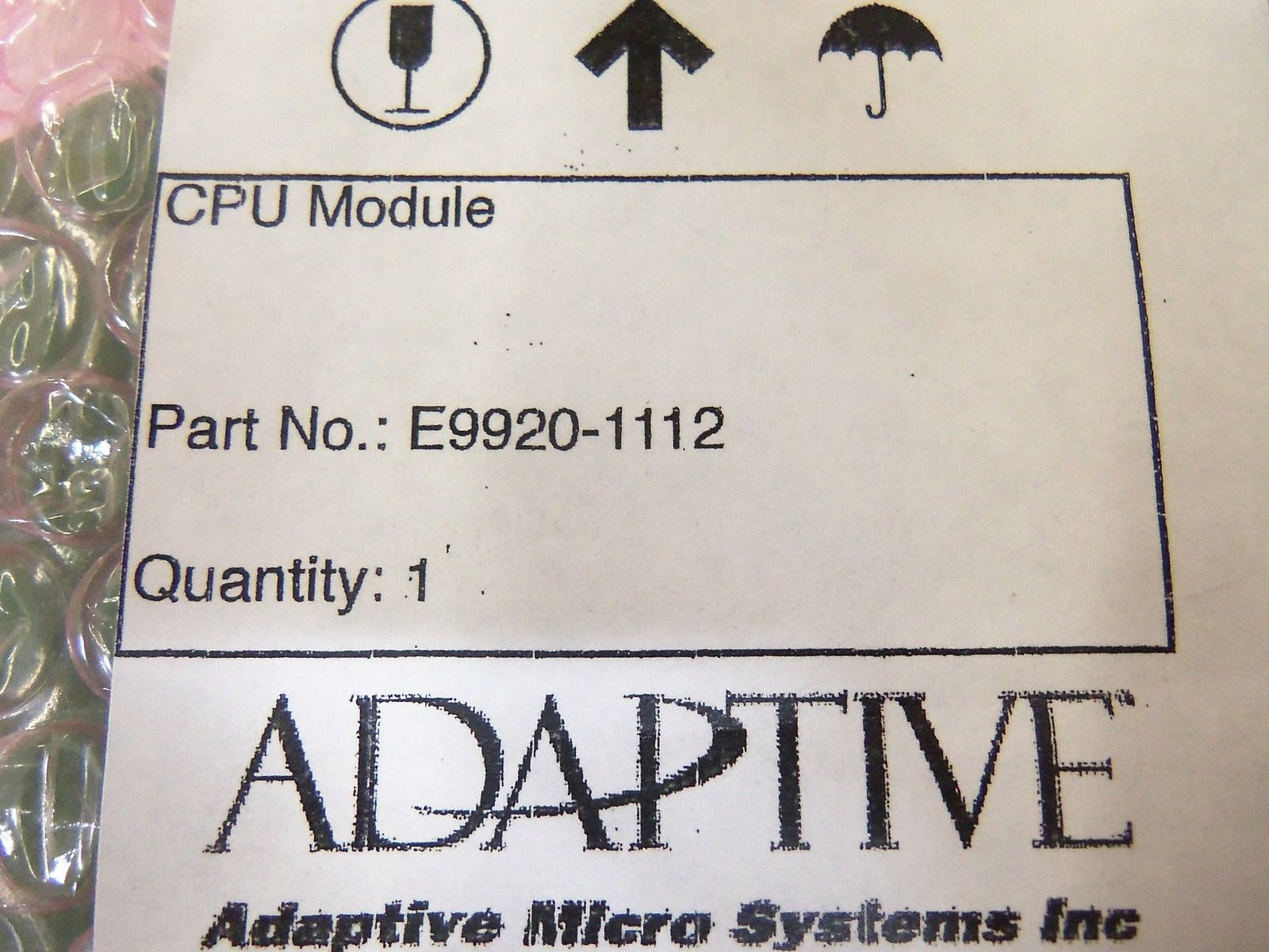 ADAPTIVE E9920-1112 *NEW NO BOX*