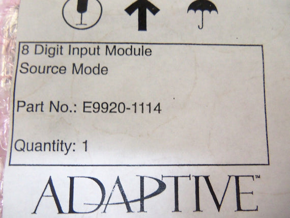 ADAPTIVE E9920-1114 *NEW NO BOX*