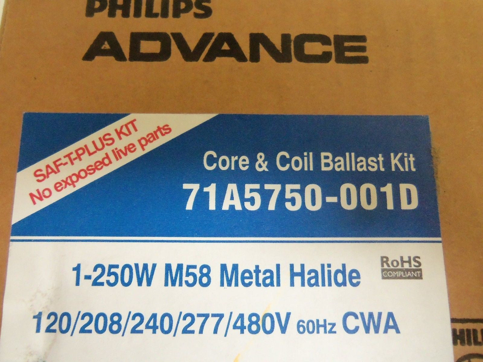 ADVANCE 71A5750-001D BALLAST *NEW IN BOX*